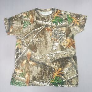 Rustic Ridge Camo Pocket T-Shirt Men's Size XL